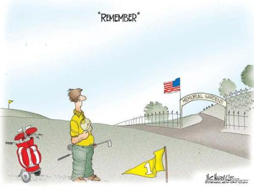 memorial cartoon